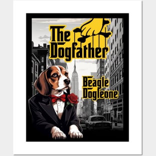 The Dogfather: Beagle Dogleone Posters and Art